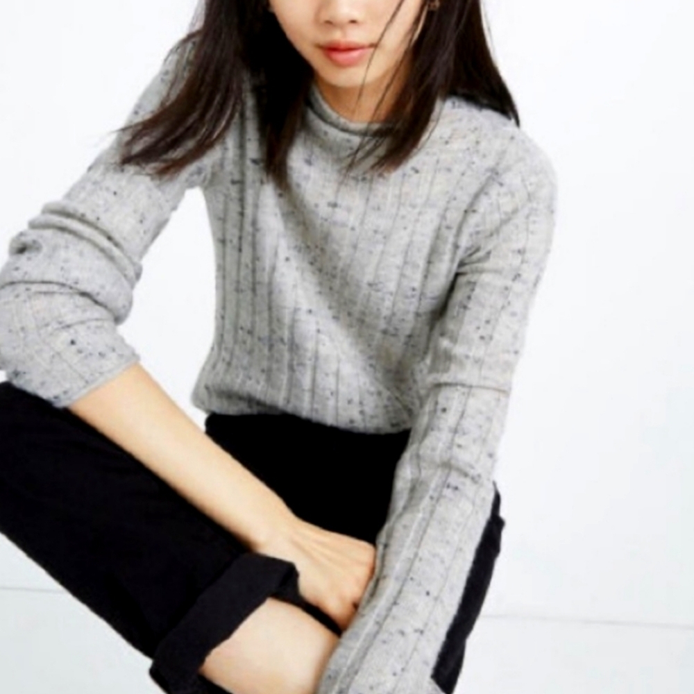 Madewell Donegal Evercrest Sweater Cozy Gray S